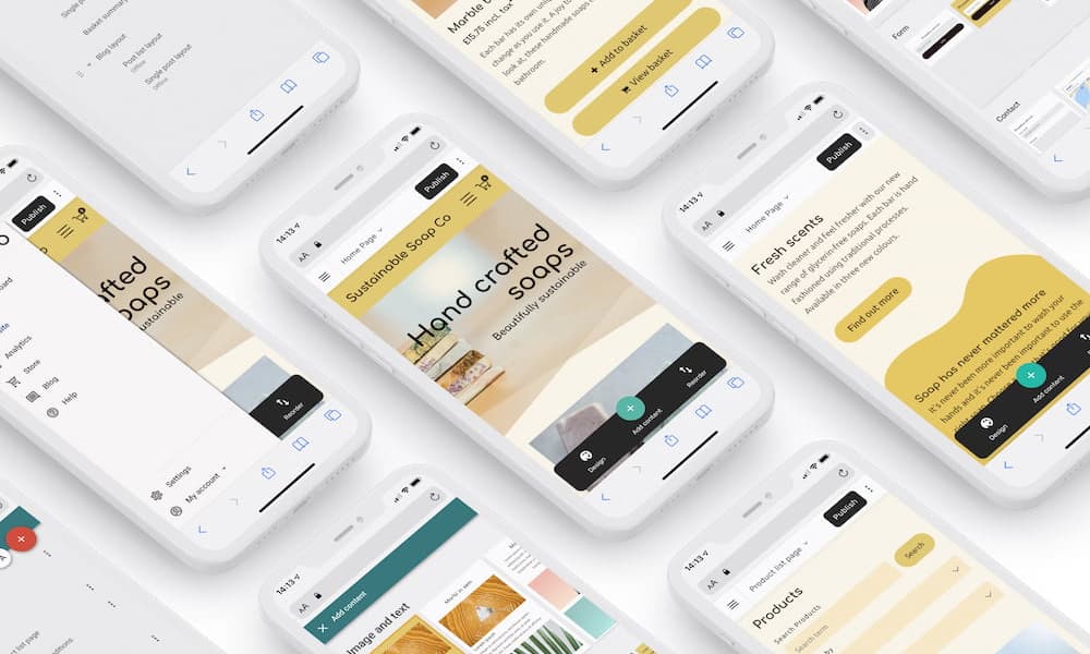 Website builder included in our optional plans
